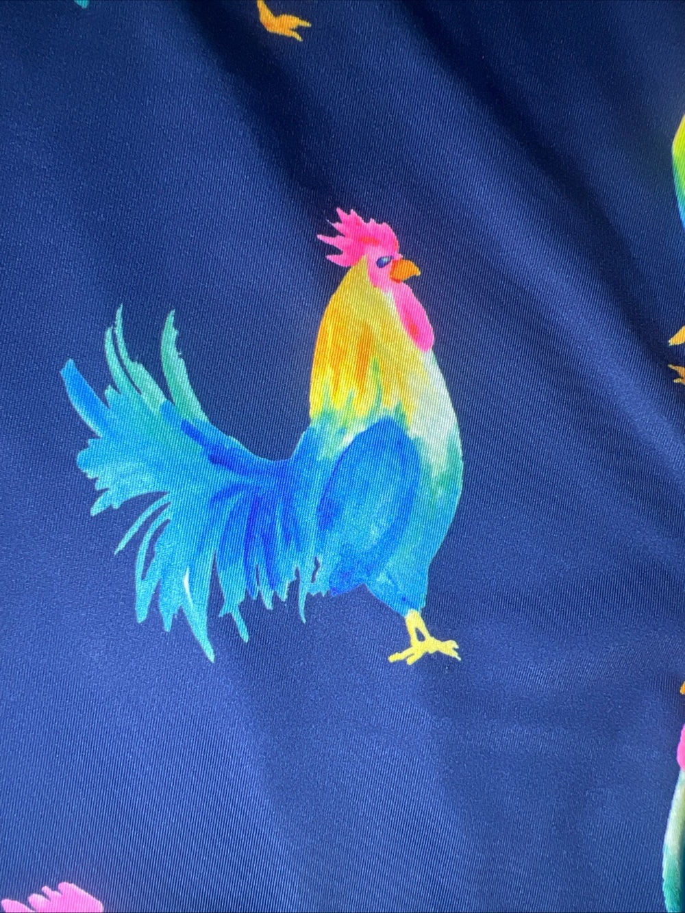 Chubbies Polo Shirt Men's Size Medium Colorful Rooster Graphic - Picture 4 of 7